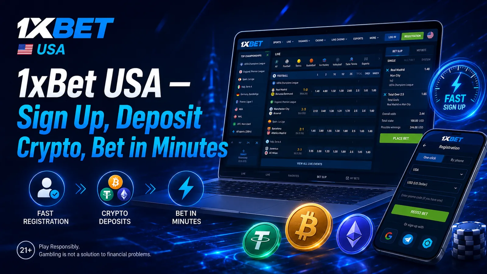 1xBet — 1xBet Sign Up, Registration and Login