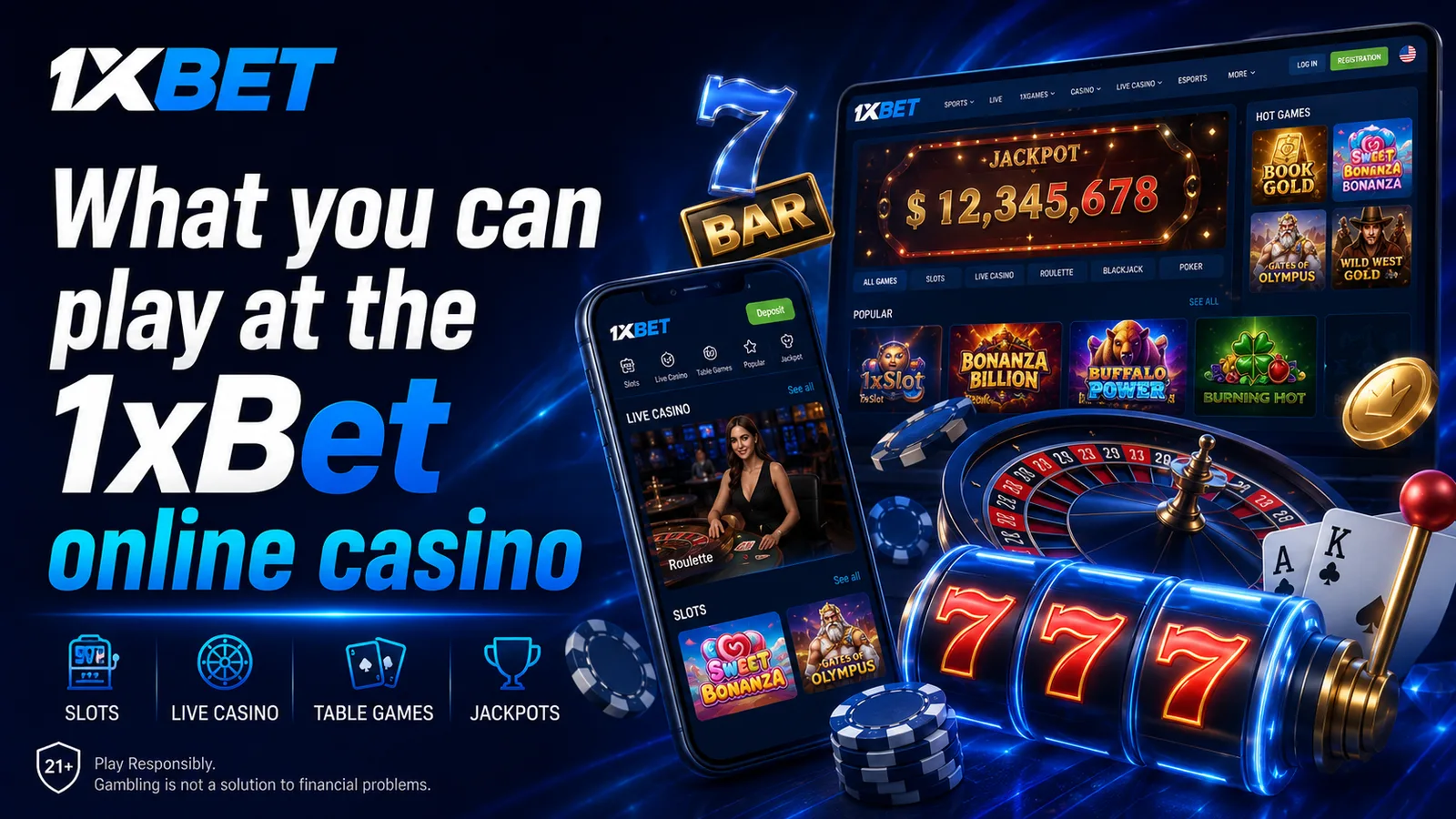 1xBet — What you can play at the 1xBet online casino
